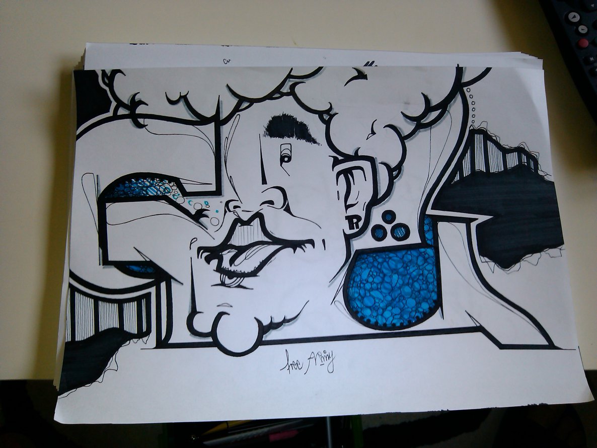 Graffiti Sketch - Photo by amiq - heka, amig, amiq