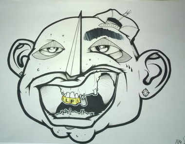 Graffiti Sketch - Photo by amiq - heka, amig