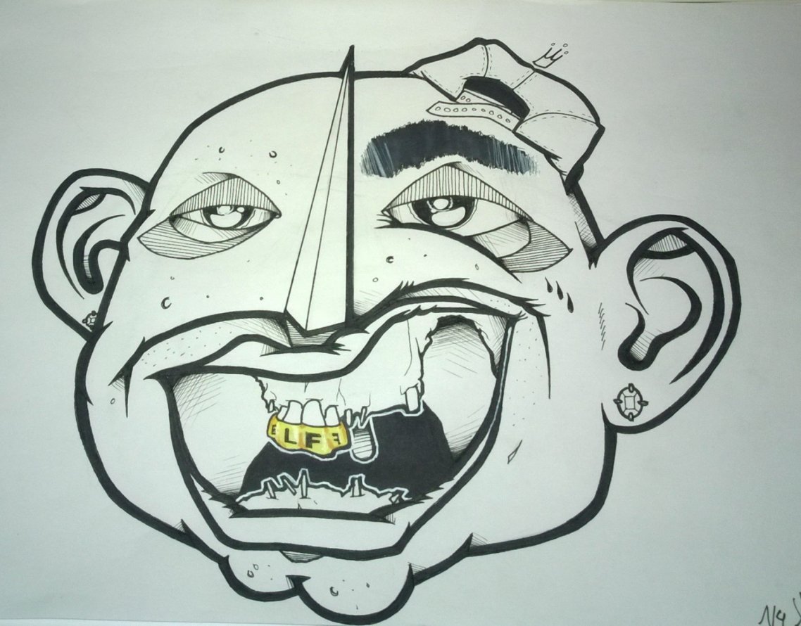 Graffiti Sketch - Photo by amiq - heka, amig