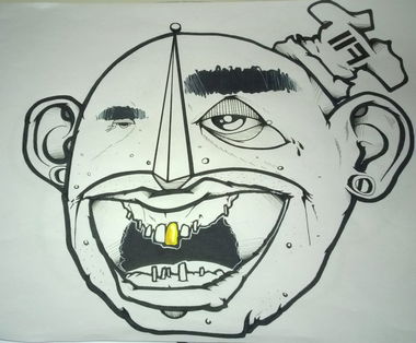 Graffiti Sketch - Photo by amiq - heka, amig