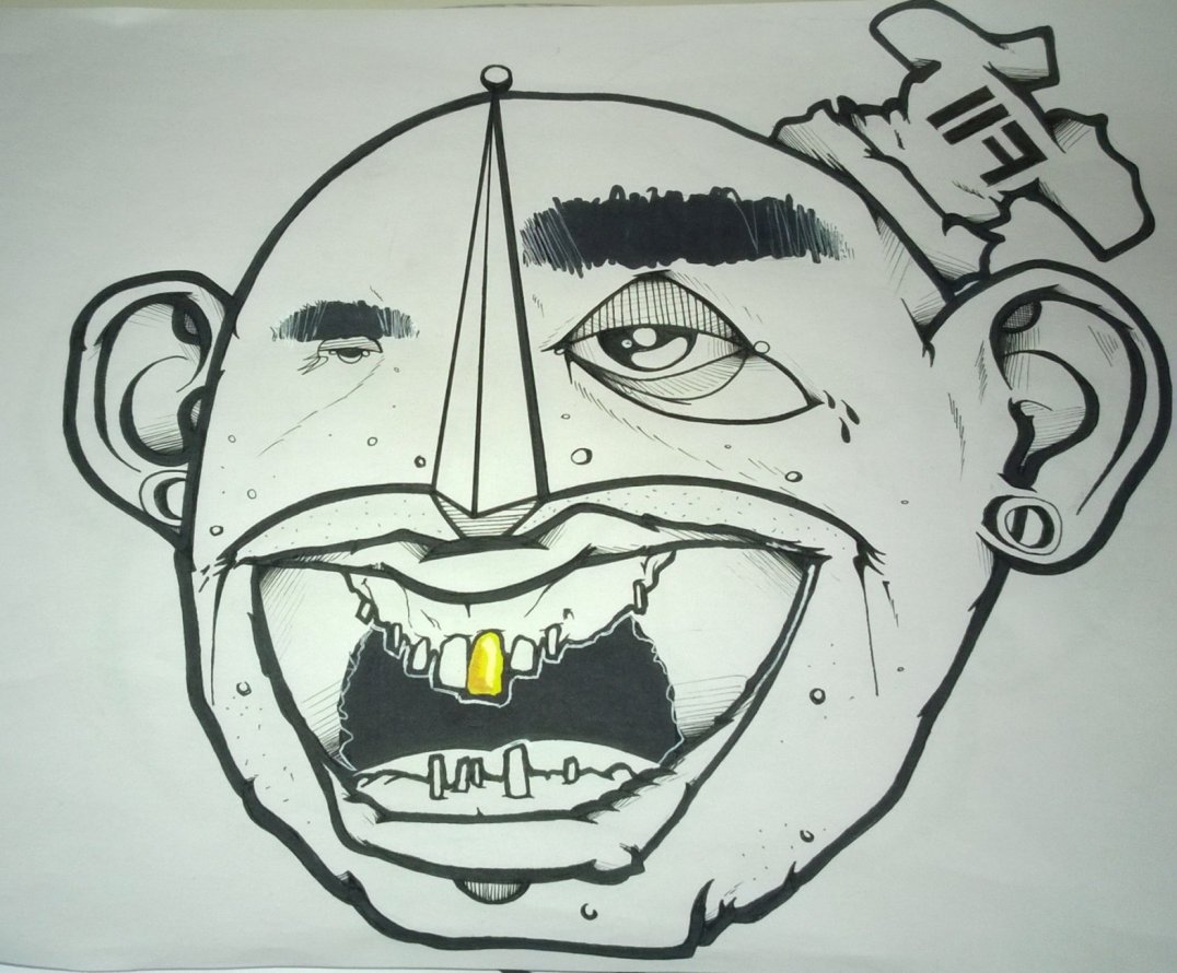 Graffiti Sketch - Photo by amiq - heka, amig