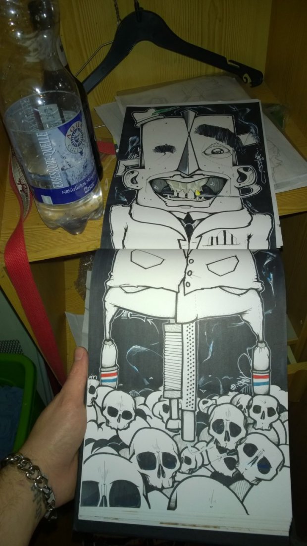 Graffiti Sketch - Photo by amiq - heka, amiq, hek (2014)