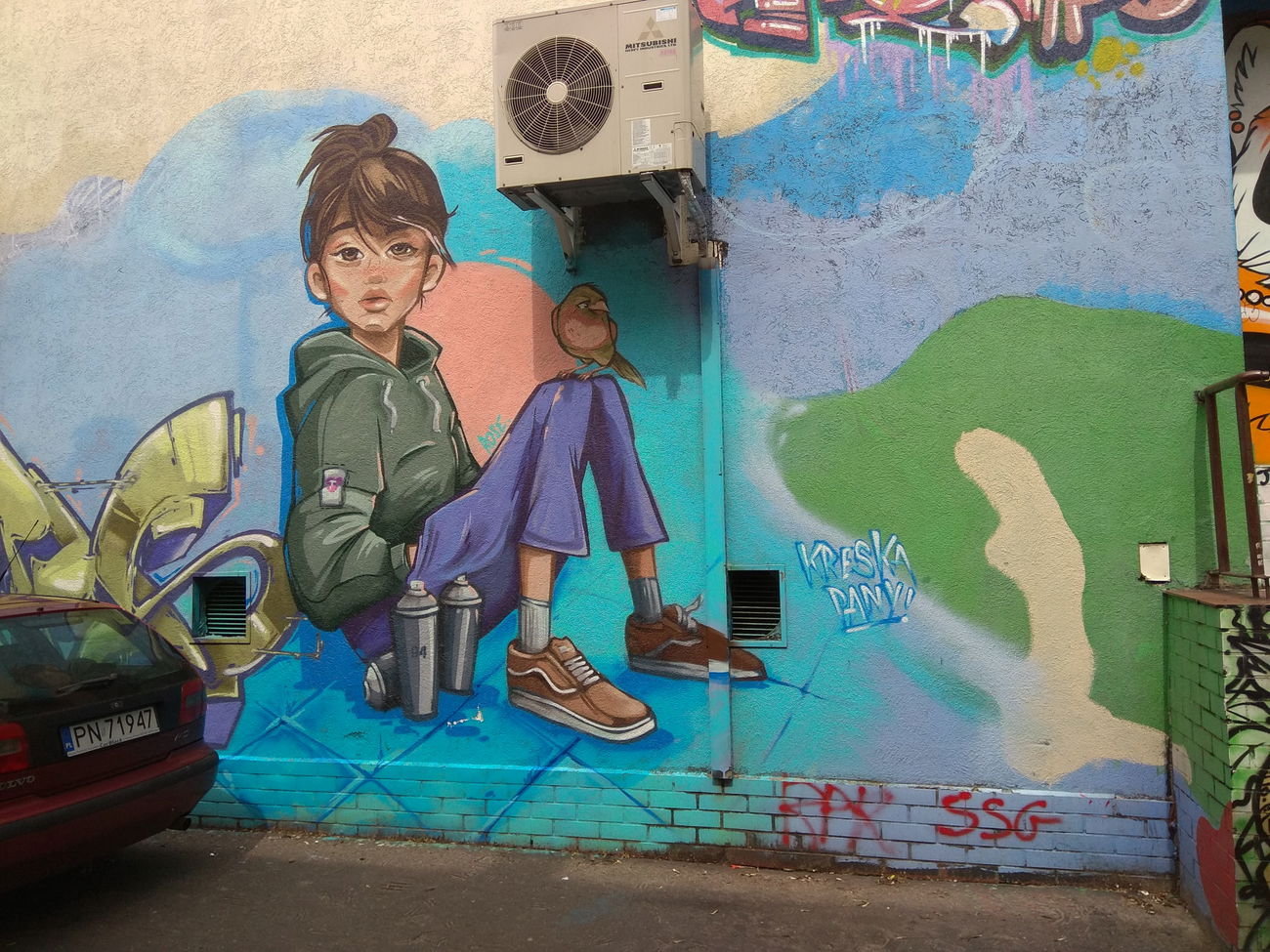 Graffiti Wall in Konin - Photo by anlis