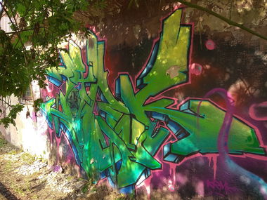 Graffiti Wall in Polska - Photo by anlis