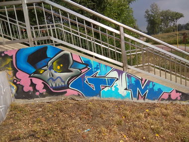 Graffiti Wall in Polska - Photo by anlis