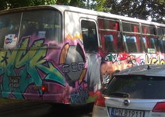 Graffiti Bombing in Konin - Photo by anlis