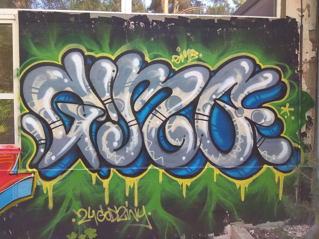 Graffiti Wall in Polska - Photo by anlis