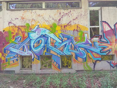 Graffiti Wall in Polska - Photo by anlis