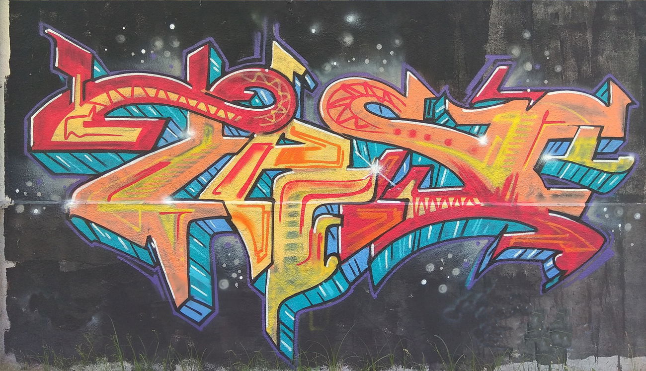 Graffiti Wall in Polska - Photo by anlis