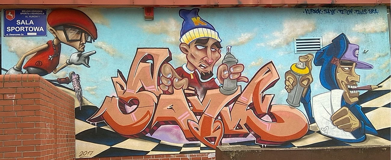 Graffiti Wall in Konin - Photo by anlis