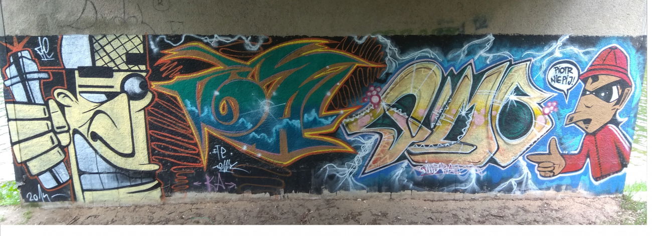 Graffiti Wall in Polska - Photo by anlis