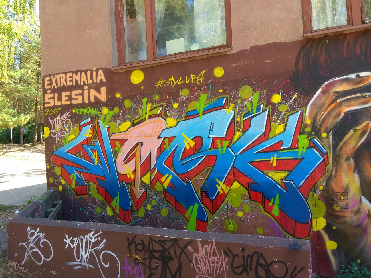 Graffiti Wall in Polska - Photo by anlis