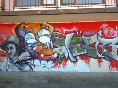 Graffiti Wall in Polska - Photo by anlis