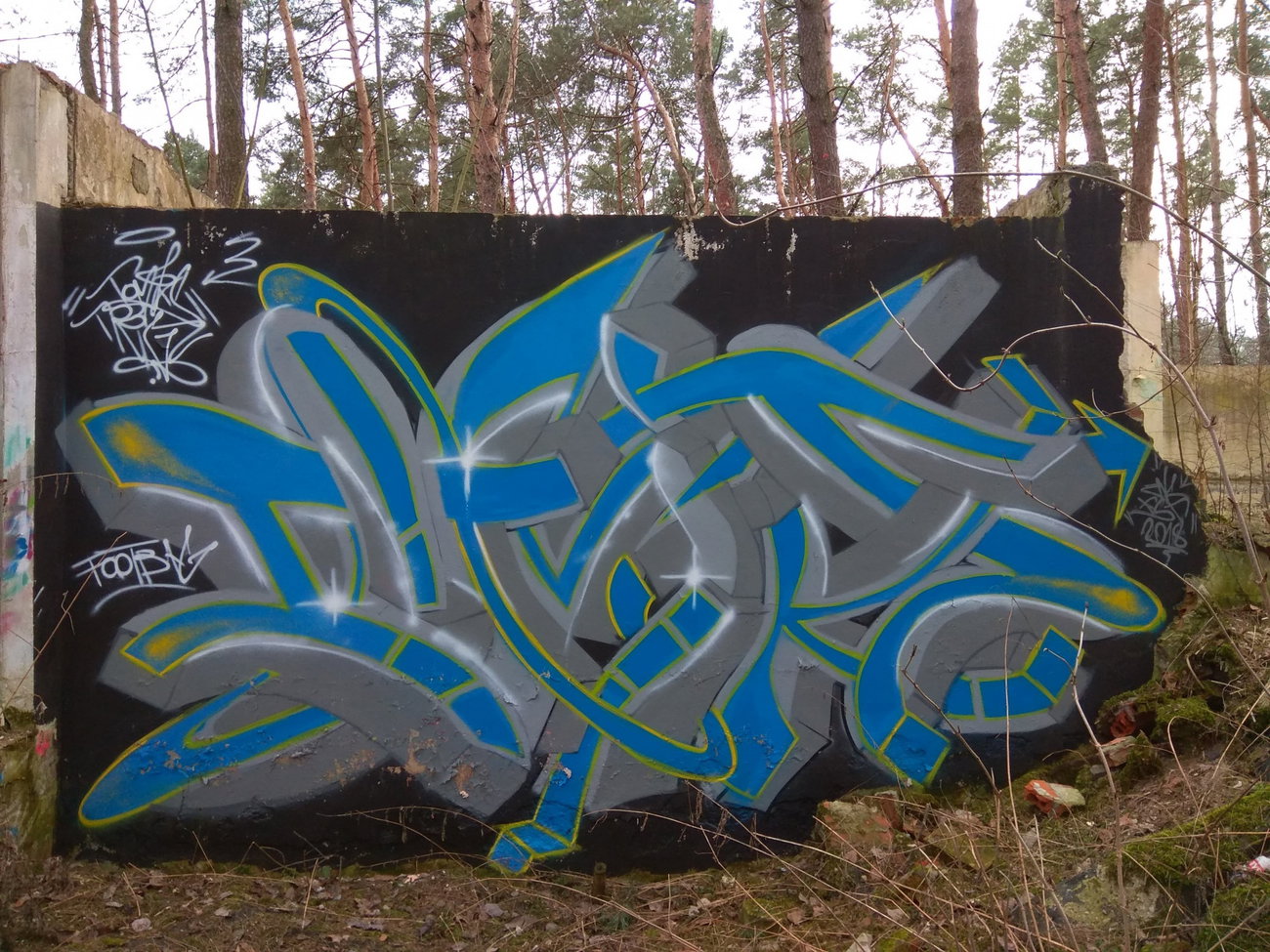 Graffiti Wall in Polska - Photo by anlis