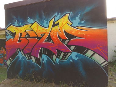 Graffiti Wall in Polska - Photo by anlis