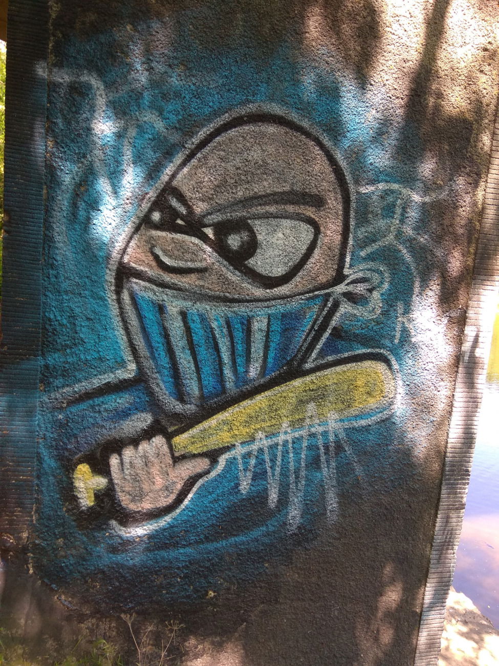 Graffiti Wall in Ślesin - Photo by anlis