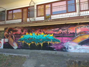 Graffiti Wall in Polska - Photo by anlis