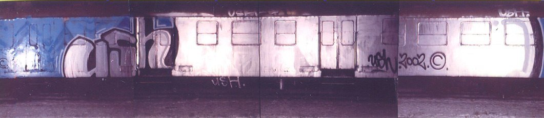 Graffiti Train - Photo by anonimowy - ush