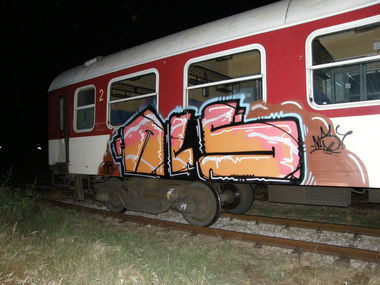 Graffiti Train - Photo by another_victim - nls (2011)
