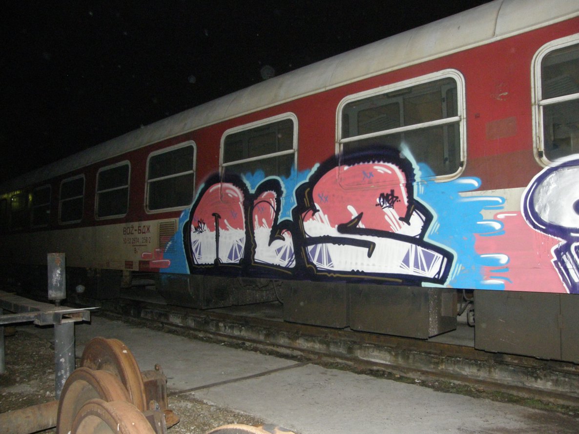 Graffiti Train - Photo by another_victim