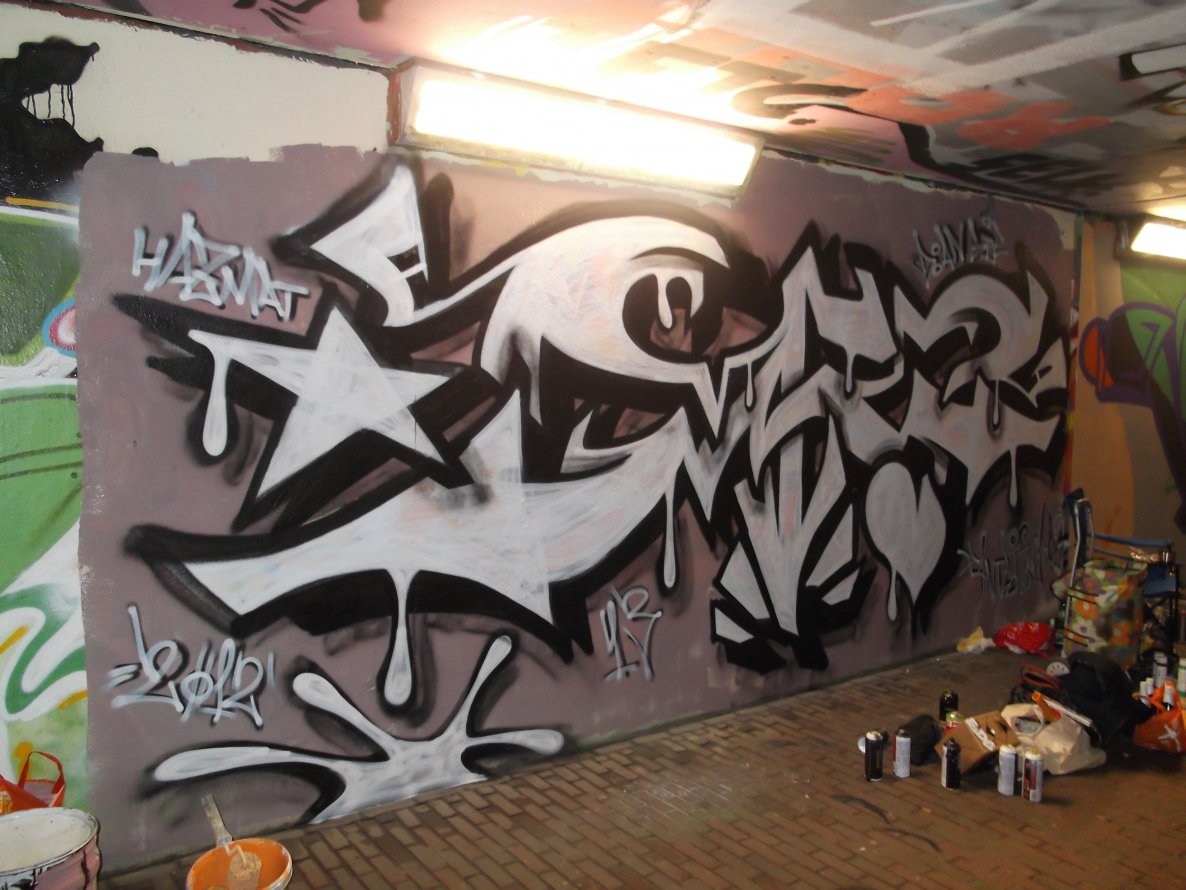 Graffiti Wall in Gladbeck - Photo by anteiichi - anteiichi, dasa, hmc (2012)