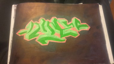 Graffiti Sketch - Photo by anzerinio - 3D