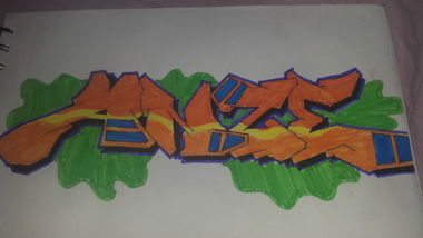 Graffiti Sketch - Photo by anzerinio (2016)