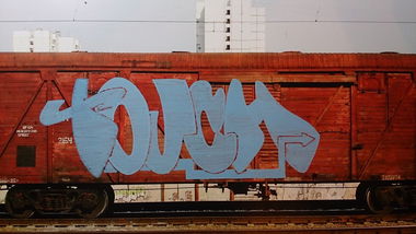 Graffiti Train - Photo by archie