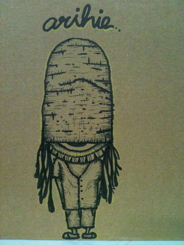 Graffiti Sketch in Thailand - Photo by arihigh - arihie (2556)