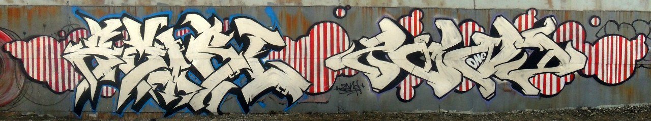 Graffiti Wall - Photo by arkadoscrew - zend, one, & (2013)