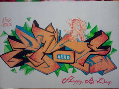 Graffiti Sketch - Photo by arkadoscrew - eon\\\'one, for, amore (2014)