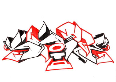 Graffiti Sketch - Photo by arkadoscrew - eon\\\'one, for, skore (2014)