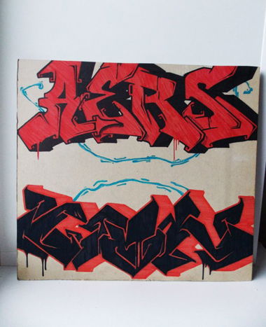 Graffiti Artwork - Photo by arkadoscrew - eon'one, x, los (2014)