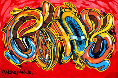 Graffiti Sketch - Photo by arkadoscrew - amore (2014)