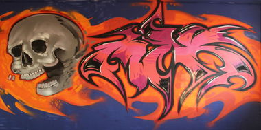 Graffiti Wall - Photo by arkadoscrew - Amore_x_Mike (2014)