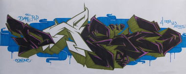 Graffiti Sketch - Photo by arkadoscrew - eon'one (2014)