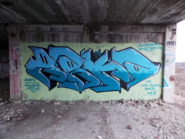 Graffiti Wall - Photo by arkadoscrew - arkd's, by, eon'one (2014)