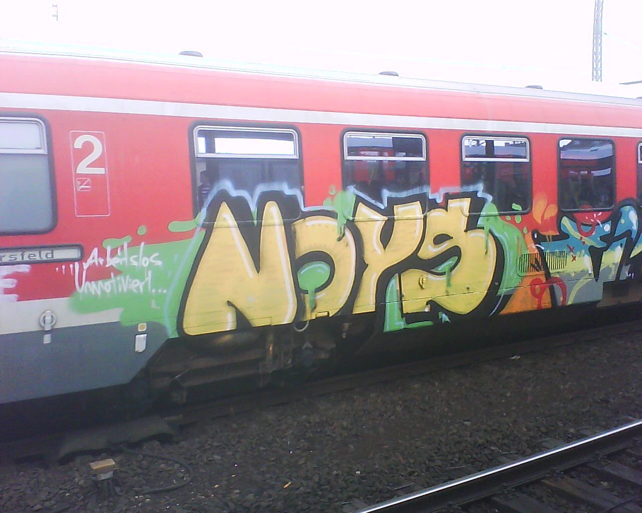 Graffiti Train - Photo by arnonuehm - NOYS