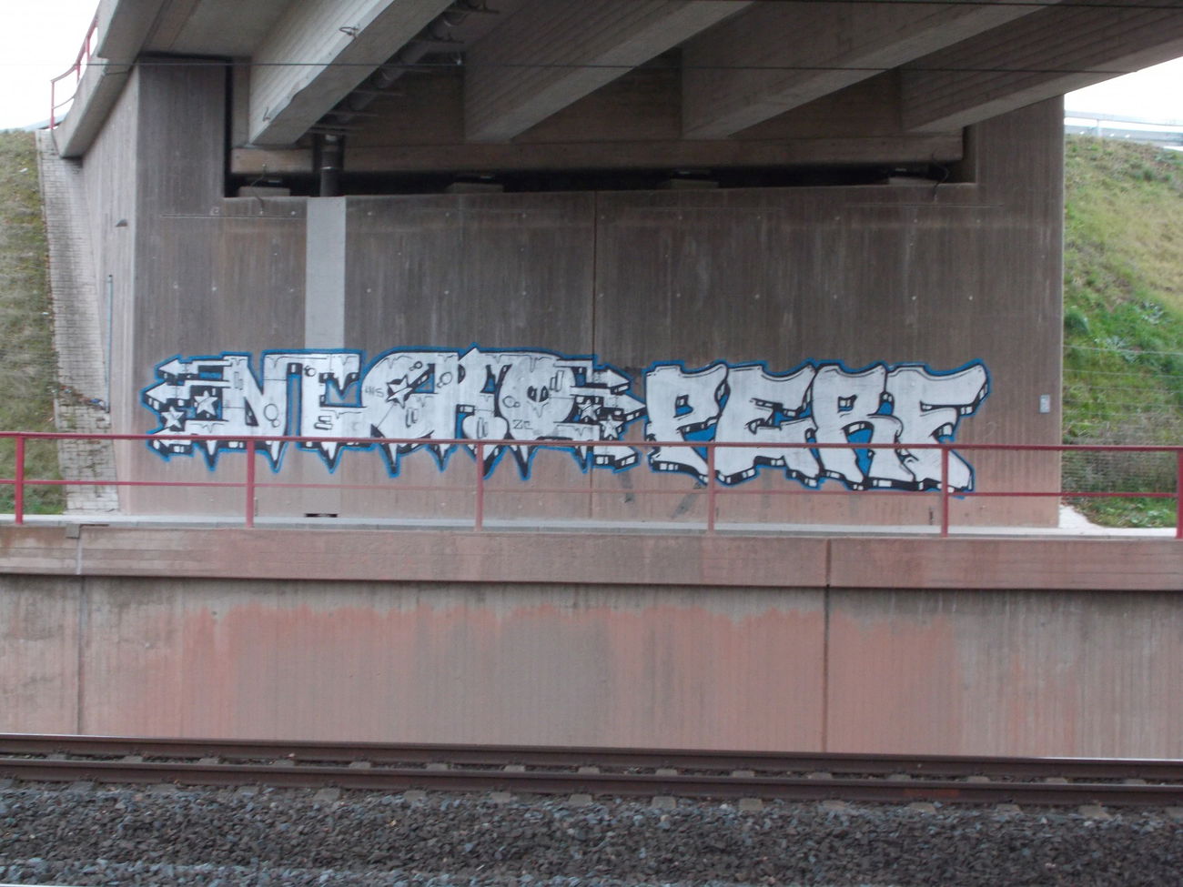 Graffiti Wall in Germany - Photo by arnonuehm - NEKRO, PERV