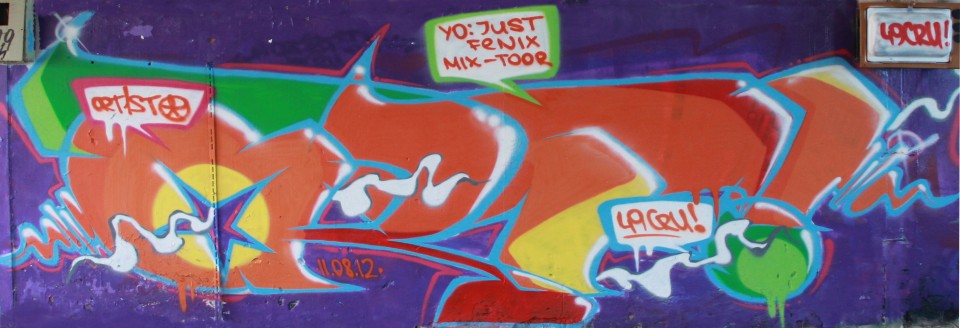 Graffiti Wall in Makhachkala - Photo by art1st49 - art1st49, 49cru (2012)