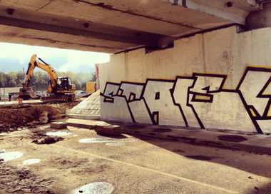 Graffiti Bombing in Moscow - Photo by arte - SCAIS, SCA1S, SCAIS