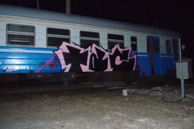 Graffiti Train - Photo by asm1