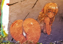 Graffiti Street Art - Photo by ass_soxx - ass, ass-soxx, girl (2011)