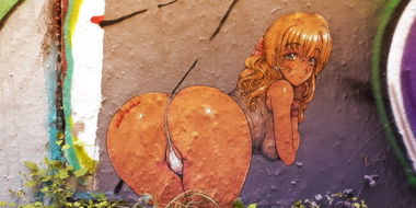 Graffiti Street Art - Photo by ass_soxx - ass, ass-soxx, girl (2011)