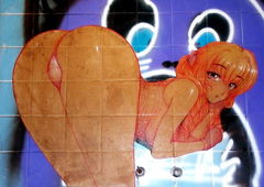 Graffiti Street Art - Photo by ass_soxx - ass, ass-soxx, girl (2011)