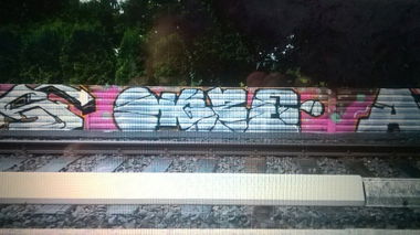 Graffiti Wall in Hamburg - Photo by asso - Okze (2015)