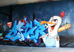 Graffiti Wall - Photo by astorone - DUBS, DustBusters, Bears (2016)
