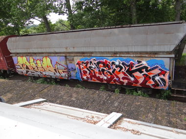Graffiti Train - Photo by attackos