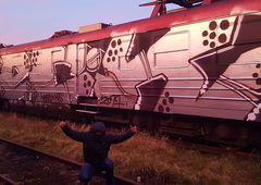 Graffiti Train - Photo by attackos