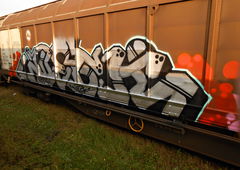 Graffiti Train - Photo by attackos